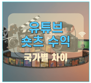 유튜브 수익 국가별 차이 썸네일